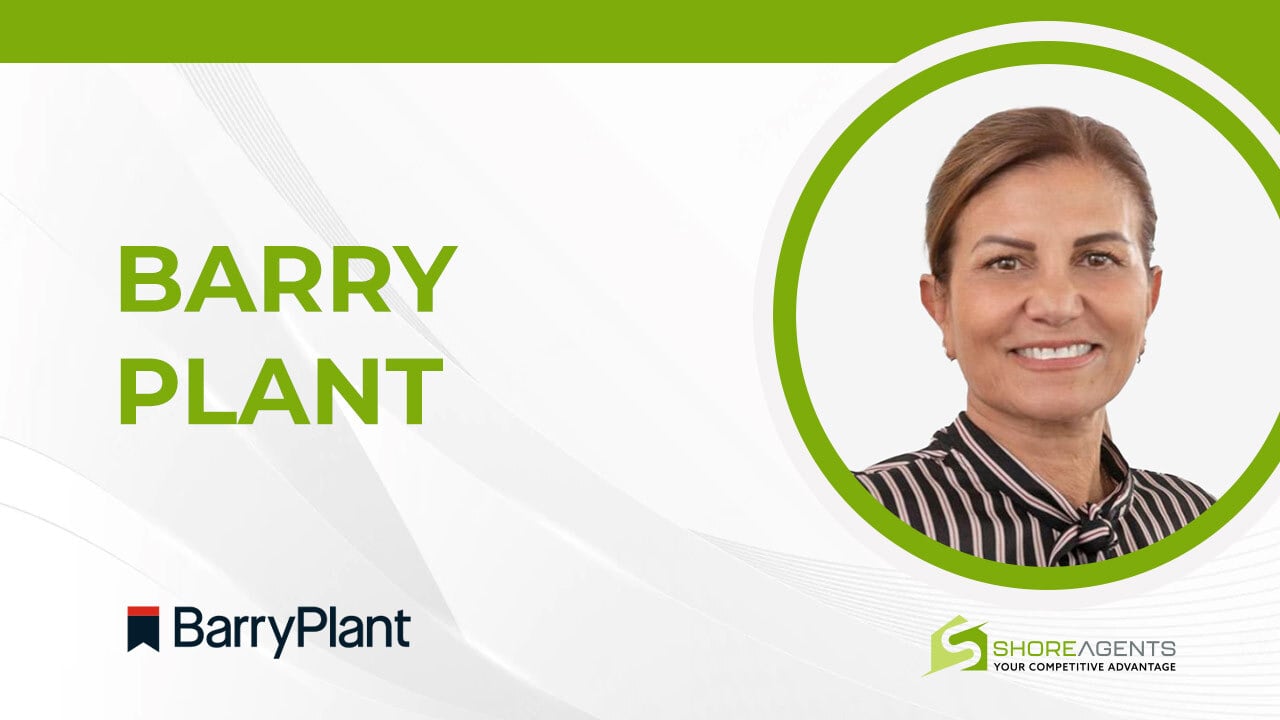 Barry Plant has the competitive advantage by using ShoreAgents